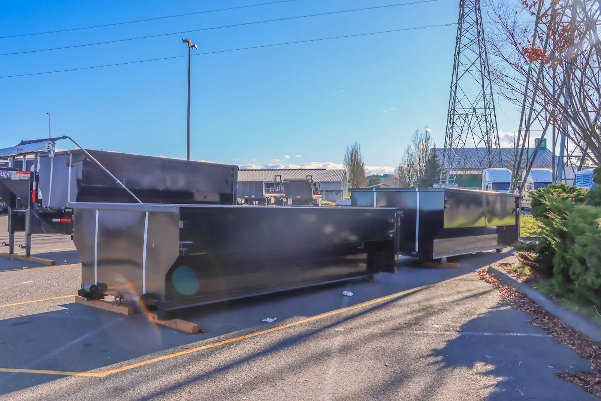 Roll-off dumpster ready for waste disposal at job site for Demolition Dumpster Rental in Philipstown